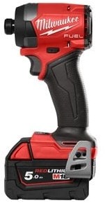 Milwaukee m18 fid3-502x | llave de impacto para batería de combustible m18 | 18v | incluido 2 baterías de 5,0 ah + cargador múltiple | en caja hd 4933479865