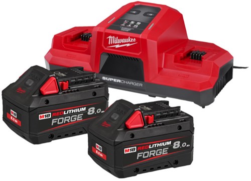 Milwaukee m18 forgenrg-802dbsc | kit forgia m18 802 18v 8.0ah | con m18 dbsc - 4933498616