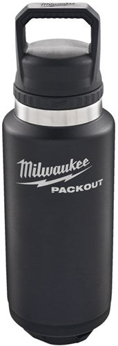 Borraccia Milwaukee packout™ 1065 ml con coperchio nera - 4932493468