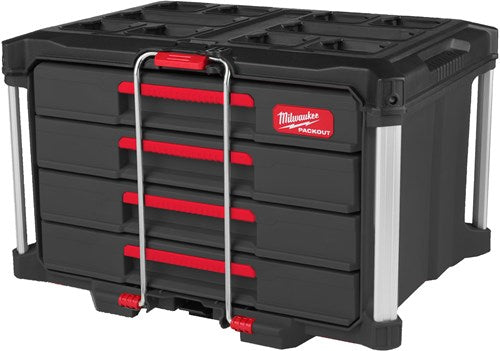 Milwaukee packout 4 drawer tool box packout™ box 4 lades 363 x 564 x 414 - 4932493189