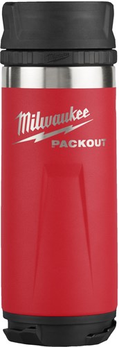 Milwaukee packout™ fles met drinkdop | 532 ml | rood - 4932493473