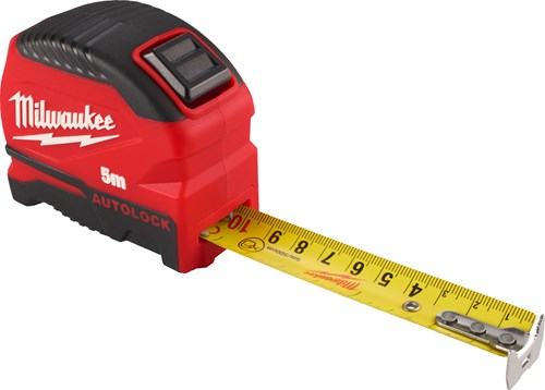 Metro a nastro Milwaukee con bloccaggio automatico | 5mx25mm - 4932498772