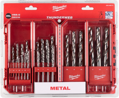 Accesorios Milwaukee conjunto milwaukee thunderweb | hss-g | 25x-4932493870