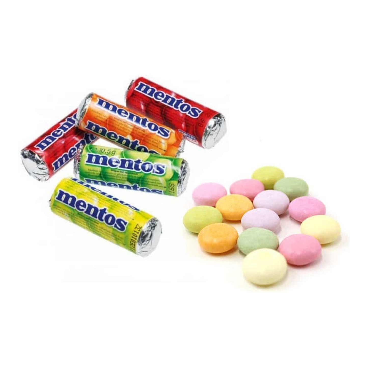 Mentos mini frutta assortiti (3x 1 kg)
