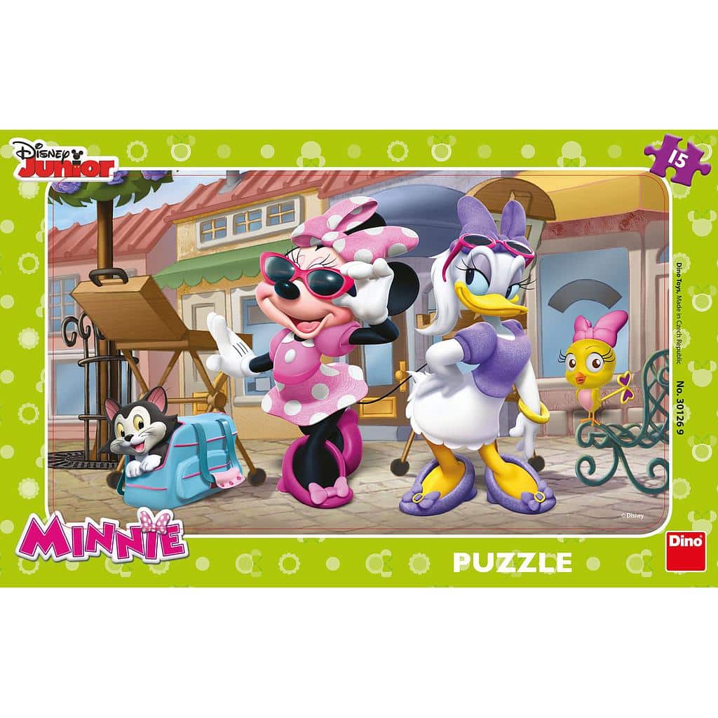 Disney Puzzle Minnie e Daisy in Montmartre 15 pezzi
