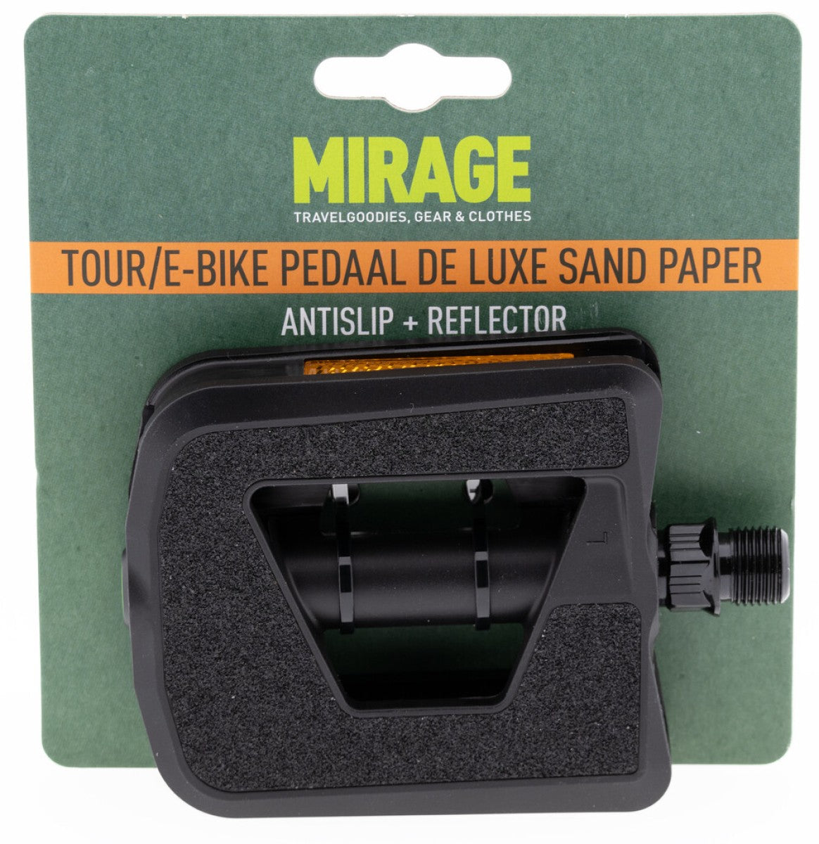 Pedales de Mirage Deluxe Plastic Land Papel Negro