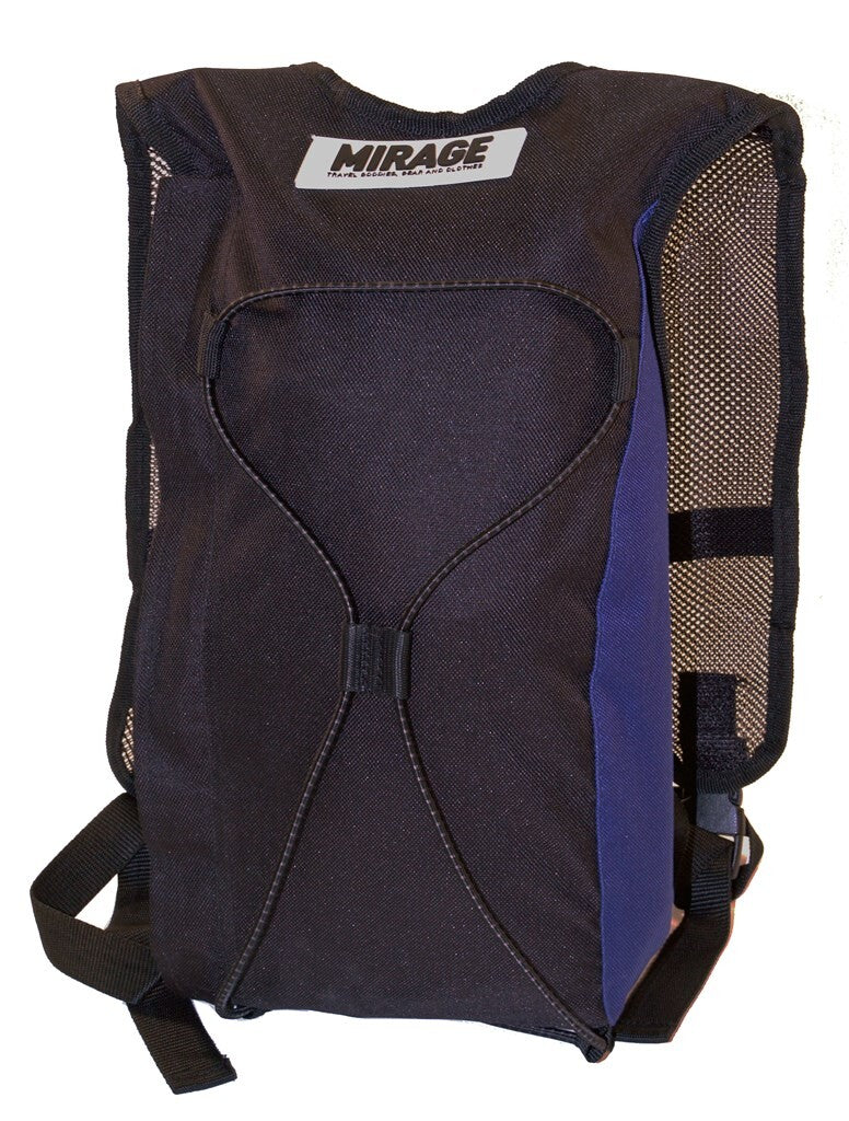 Mochila Mirage, negro azul