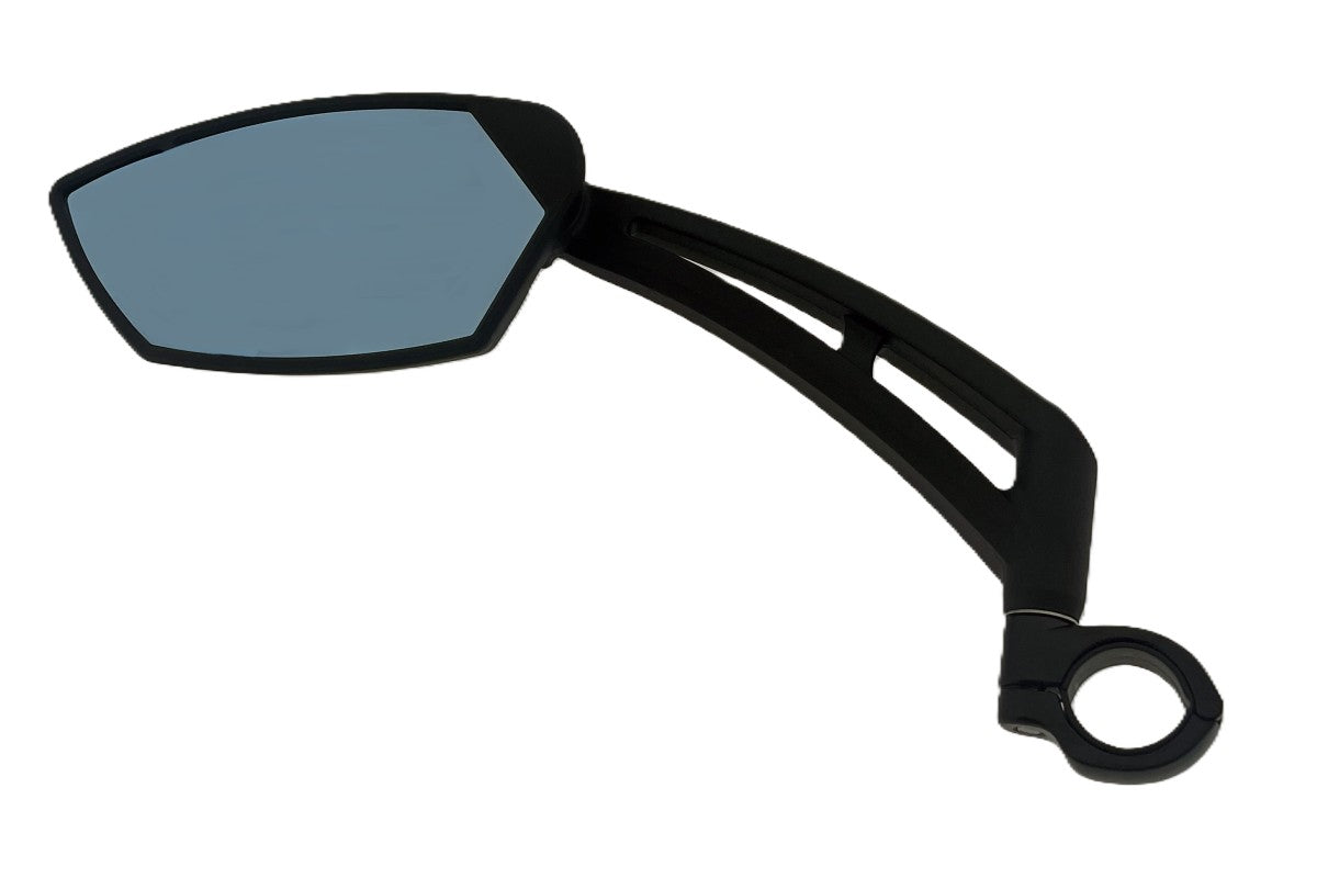 Espejo Mirage Deluxe con cristal convexo regulable y abrazadera.