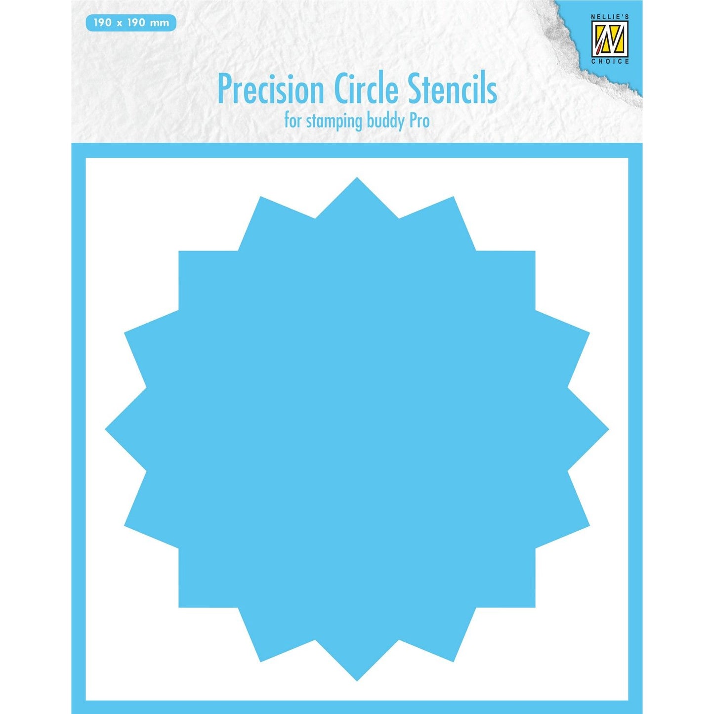 La elección de Nellie • plantillas circulares de precisión Círculo de 16 puntos 20x20cm