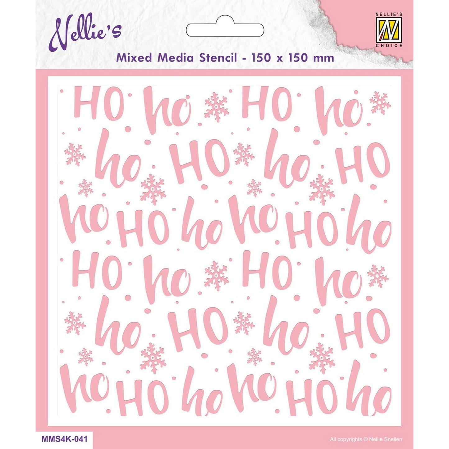 La elección de Nellie • plantilla tamaño a6 fondo navideño ho ho