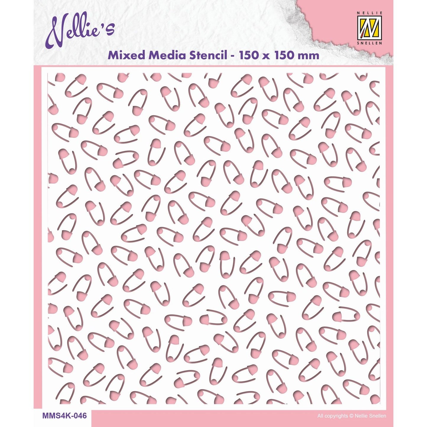 La scelta di Nellie • spille da balia con stencil