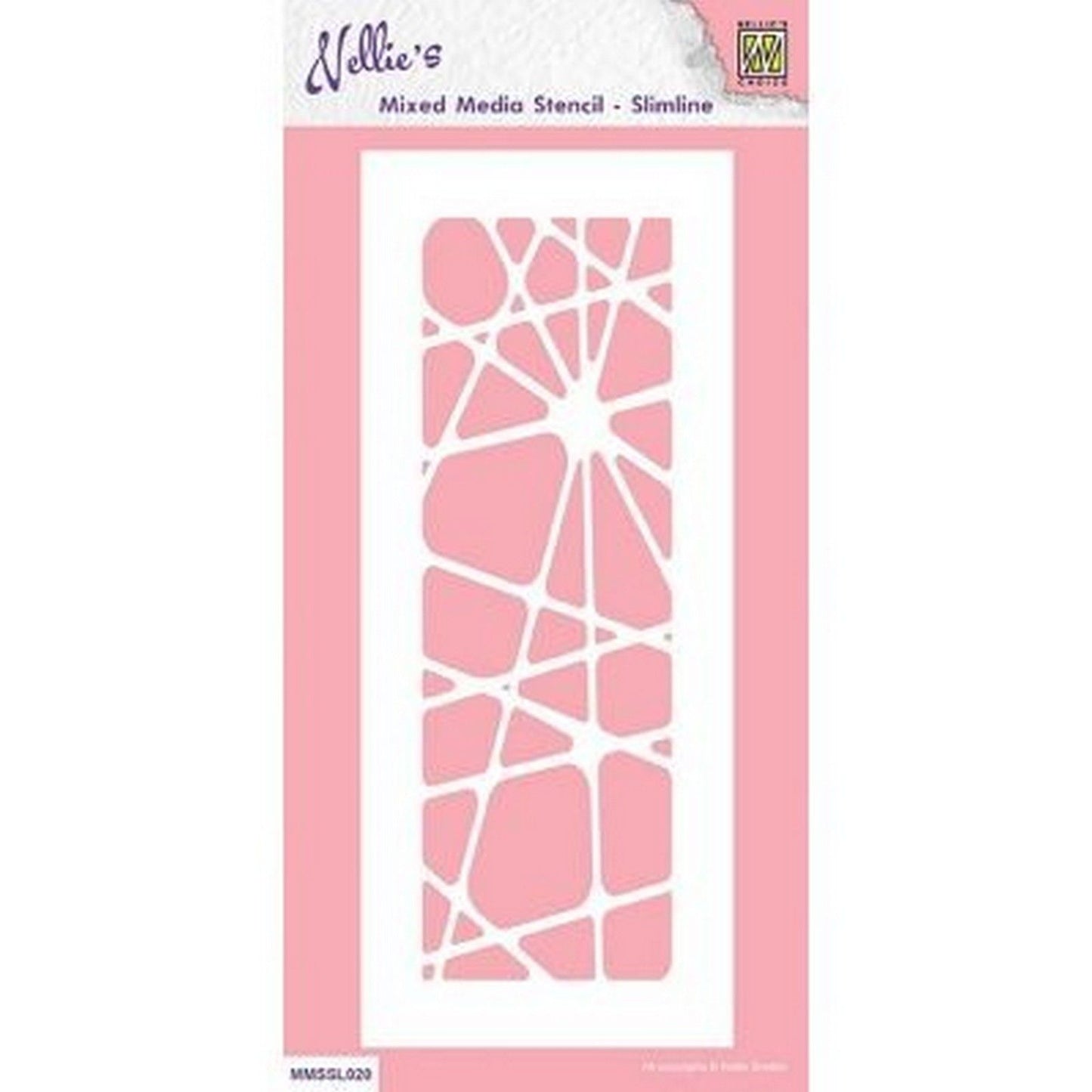 La scelta di Nellie • stencil astratto di dimensioni sottili