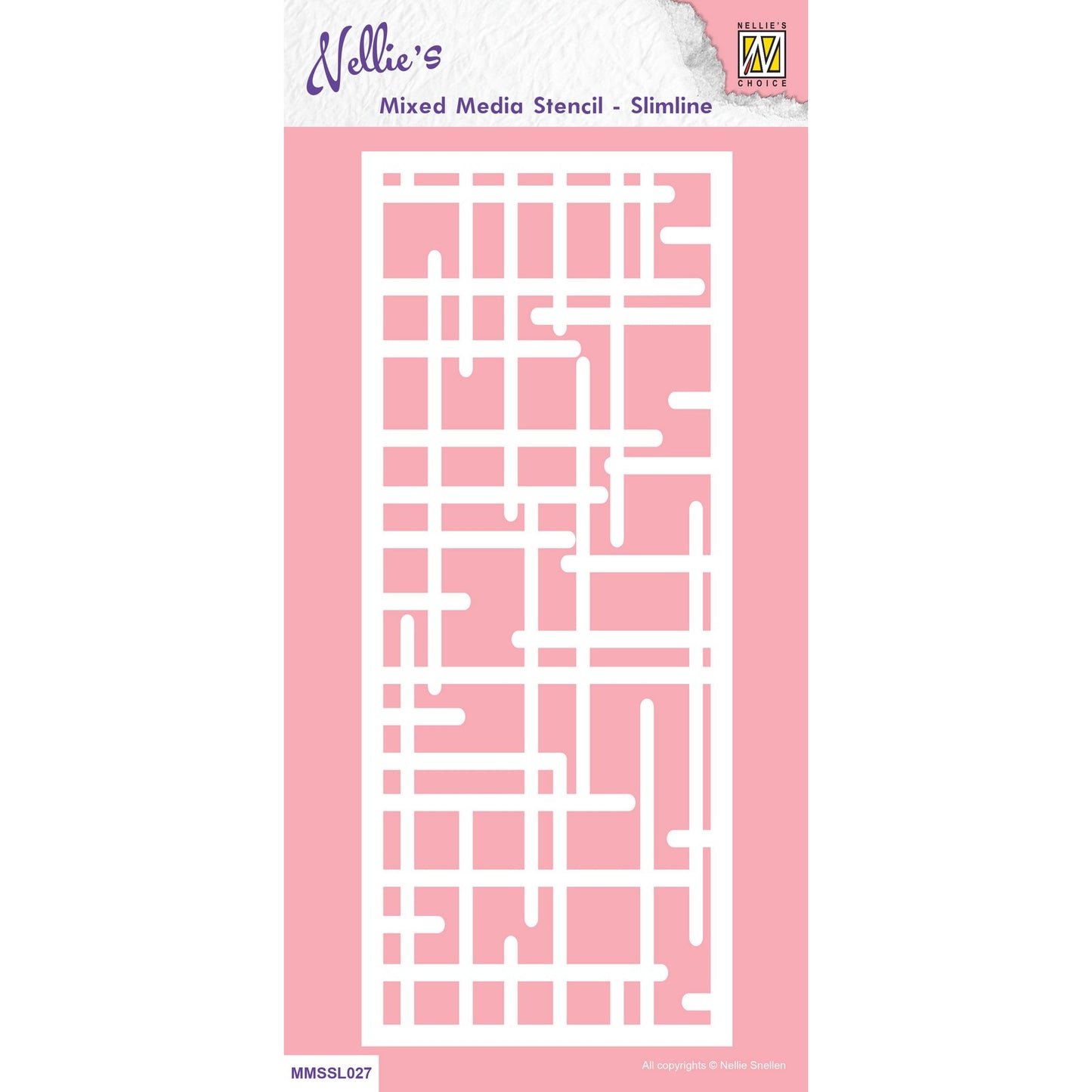 La scelta di Nellie • stencil a labirinto di dimensioni sottili