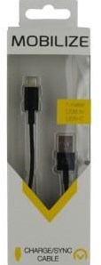 Mobilize cable de carga USB-C 1m negro