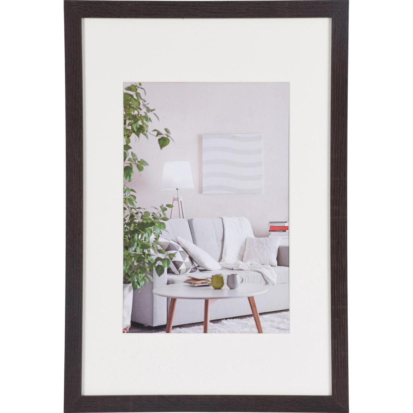 Cornice moderna Henzo 30x45 cm marrone scuro