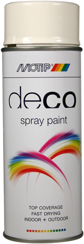 Lacca deco Motip | lucida | ral9010| 400 ml - 01600