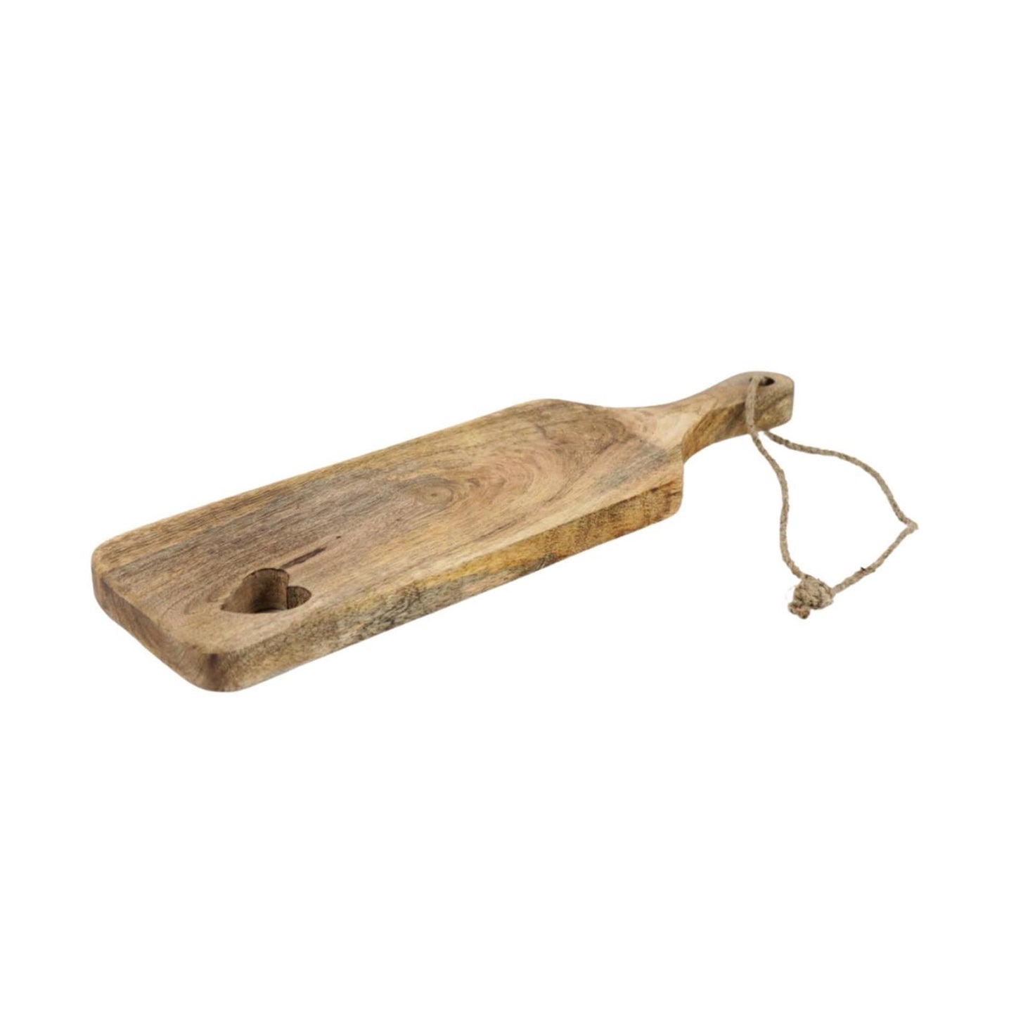Tabla de servir corazón madera de mango 40cm