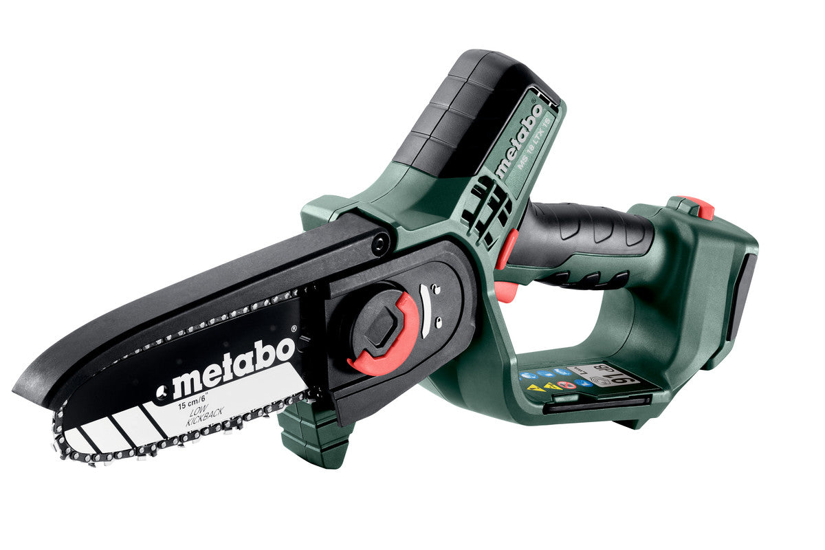 Sierra de podar a batería Metabo ms 18 ltx 15 18v | sin batería ni cargador - 600856850