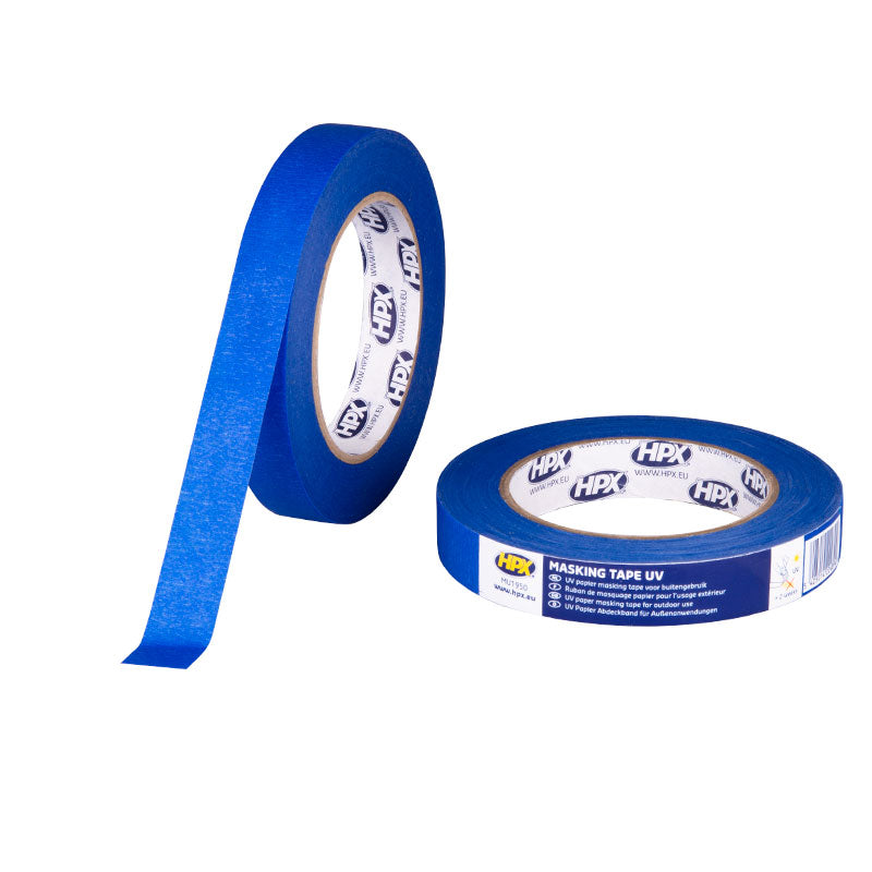 Cinta adhesiva Hpx uv | azul | 19 mm x 50 m - mu1950 | 1 pieza mu1950