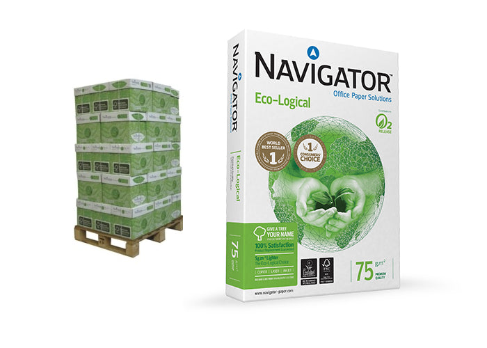 Pallet de navegador - papel impreso FSC - 75gr