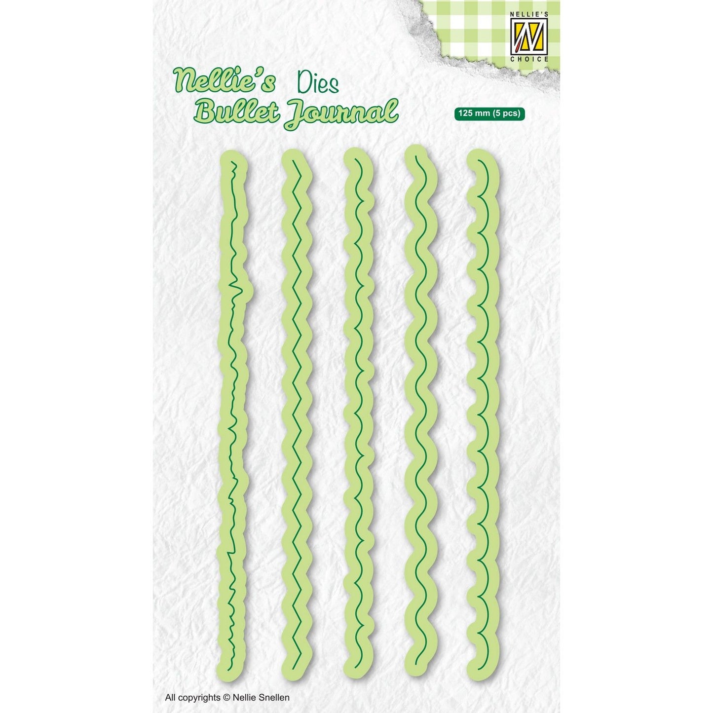 La elección de Nellie • Bordes de troqueles de corte Bullet Journal 5 piezas.