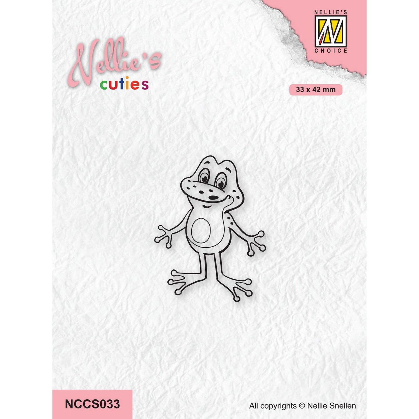 La scelta di Nellie • timbri trasparenti cuties di Nellie rana-3