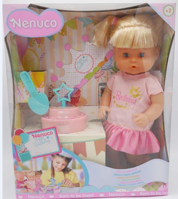 Nenuco buon compleanno pop con torta