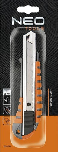 Coltello a scatto Neo 18mm in metallo - 6410850