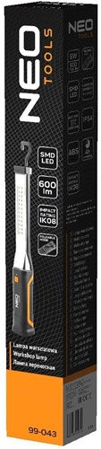 Lámpara de marcha LED Neo | recargable naranja 365mm | + gancho - 5448685