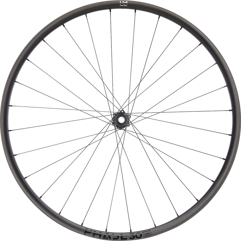 Rueda delantera Newmen fase 30 base 27,5 6 tornillos 15x110 carbono fade