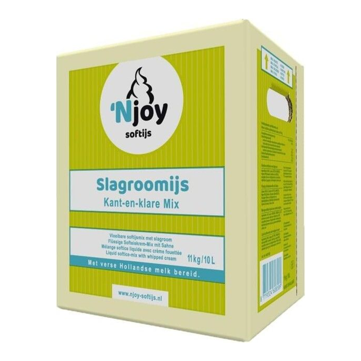 Njoy slagroomijs vloeibaar ijsmix (10 liter)
