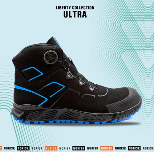 No risk ultra 1047.41 atop metaalvrij s3 | zwart blauw | maat 40 - 5607421074402
