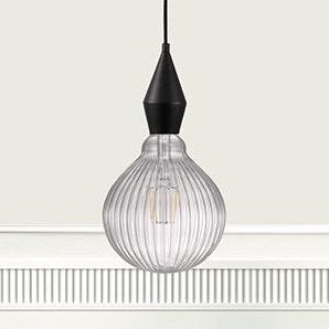 Nordlux globo led g125 e27 2-15w 2200k avra strisce trasparenti - 2760260