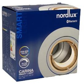 Enzo nordlux led inbouwspot carina smart light rond nickel geschuurd gu10 4,7w - 4806220