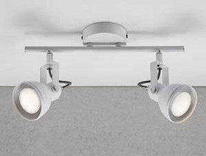 Enzo nordlux opbouw spot 2x gu10 aslak wit verstelbaar - 4800450