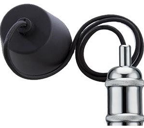 Nordlux colgante cordón e27 avra cromo - 4800190
