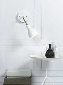 Nordlux aplique e14 ciclón blanco con interruptor - 4800442