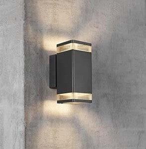 Nordlux lampada da parete olmo 2x gu10 nero ip44 - 4800911