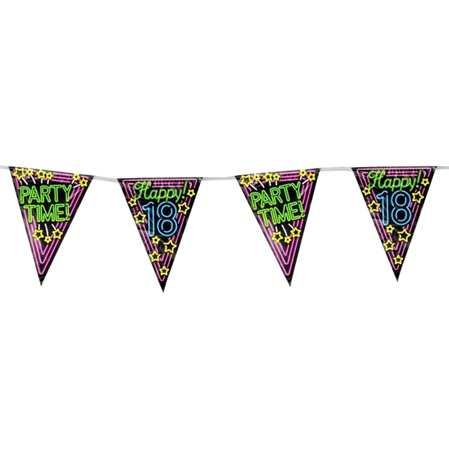 Bandiera neon per feste Paperdreams 18