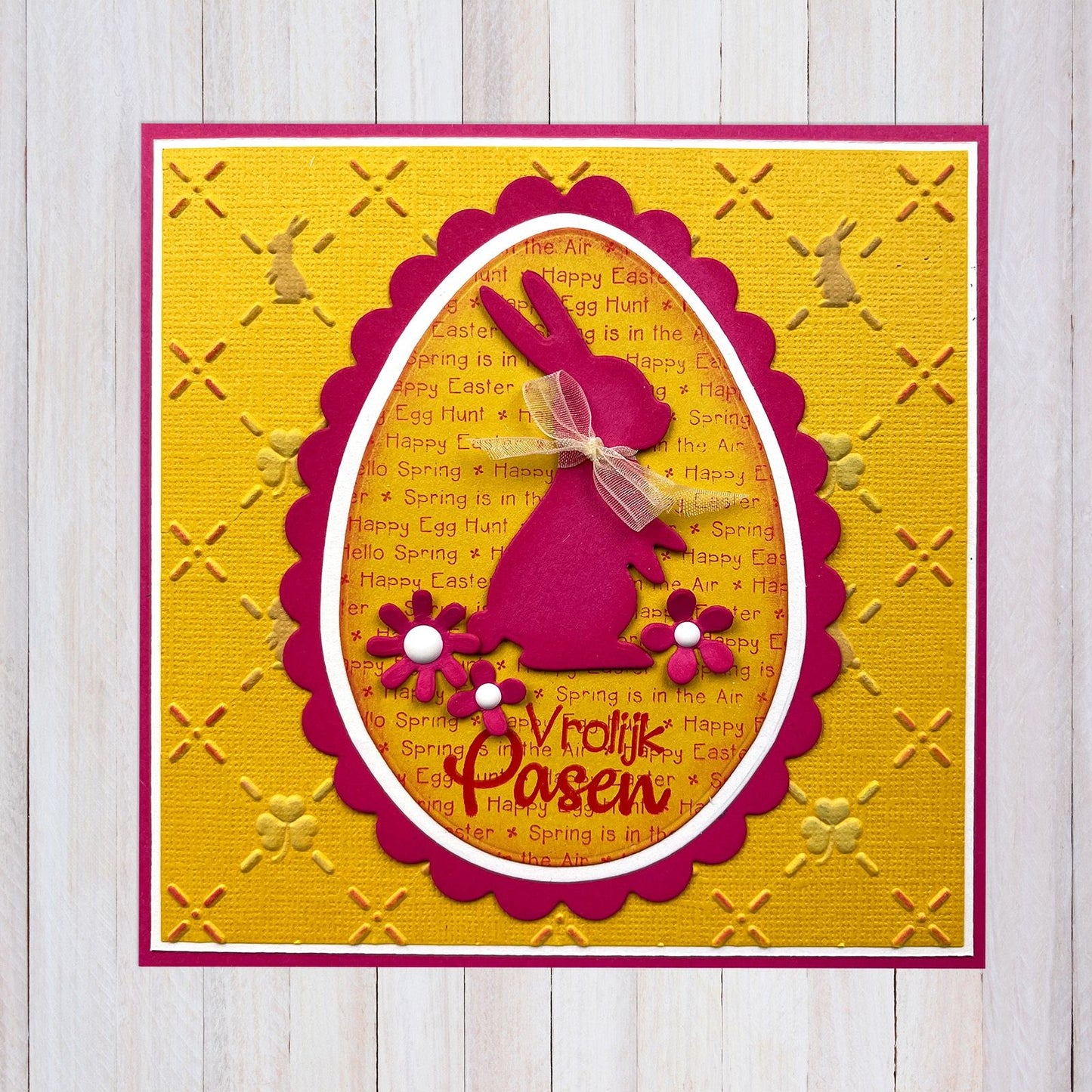 La scelta di Nellie • sfondo timbro trasparente buona pasqua
