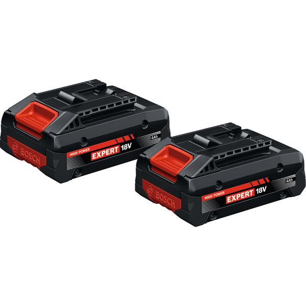 Juego de baterías Bosch azul exba18v-40 | 18v 4.0ah | 2 piezas - 1600a03738