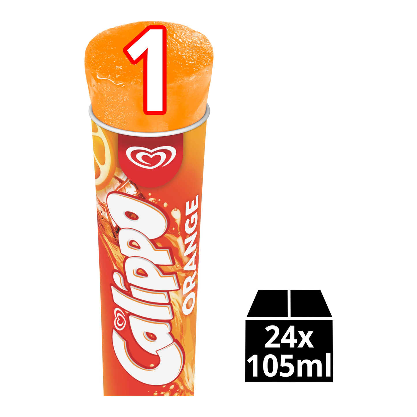 Ola calippo arancia (24x 105 ml)
