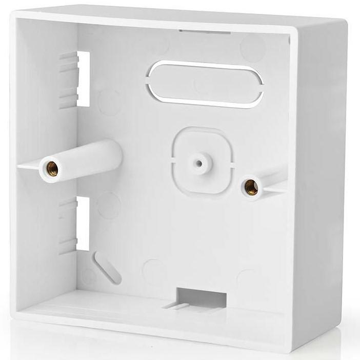 NEDIS WIFIWB10WT Caja de construcción Montaje de pared 86 x 86 mm blanco