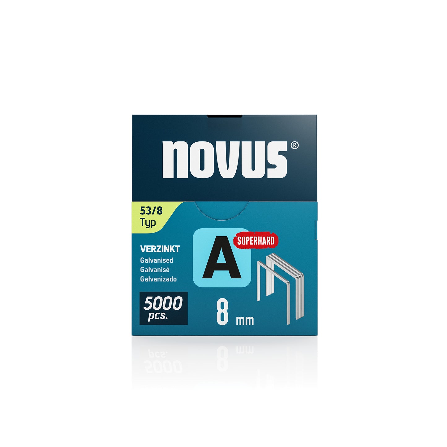 Novus no con hilo fino a 53 8mm super duro (5.000 piezas) - 042-0762