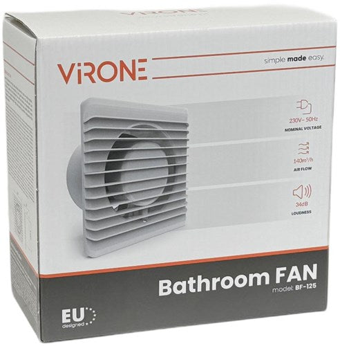 Orno baño - ventilador de inodoro blanco 125 mm - 8611050