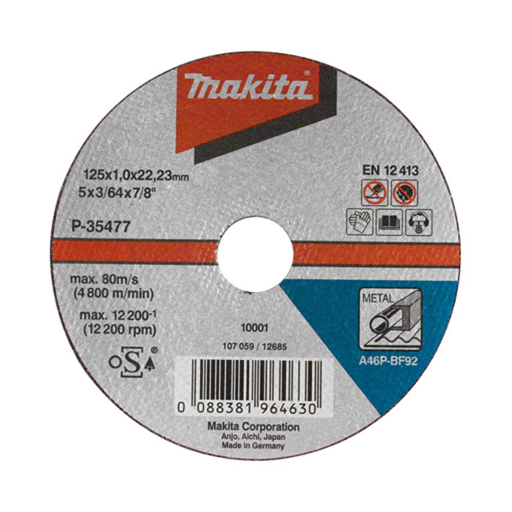 Makita accessori disco da taglio 180x2,5mm metallo - a-85329 - a-85329