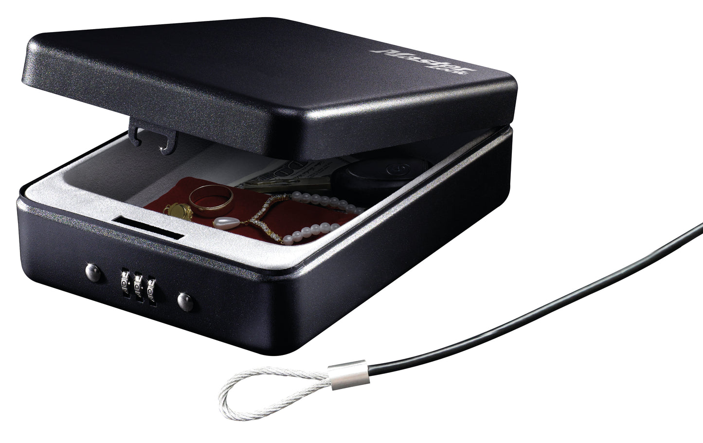 Cassaforte digitale portatile Masterlock con cavo - p005ceurblkhro p005ceurblkhro