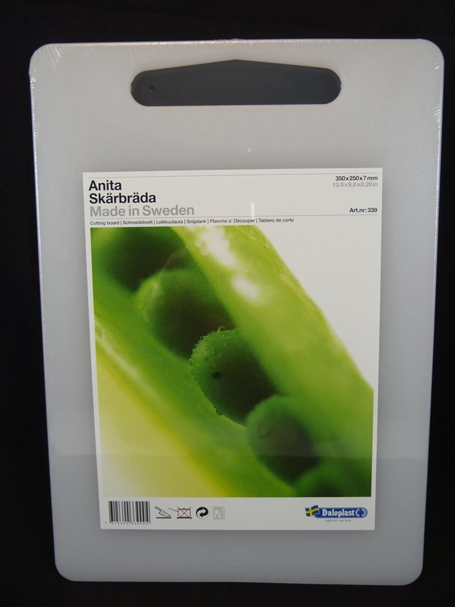 Tagliere in plastica anita natura 35x25cm