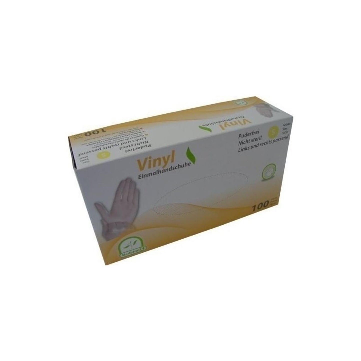 Medi-inn guantes desechables vinilo s 100