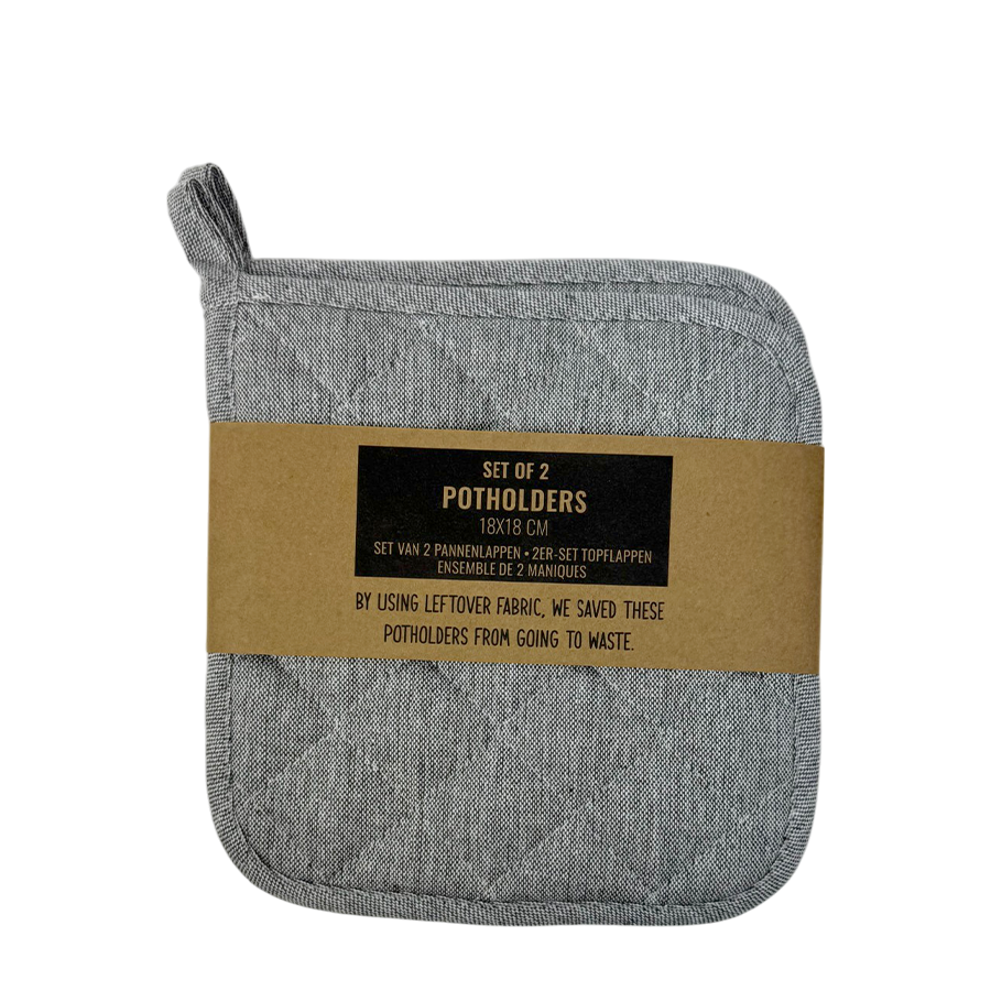 Presina grigio chiaro 18x18 cm 2 pezzi